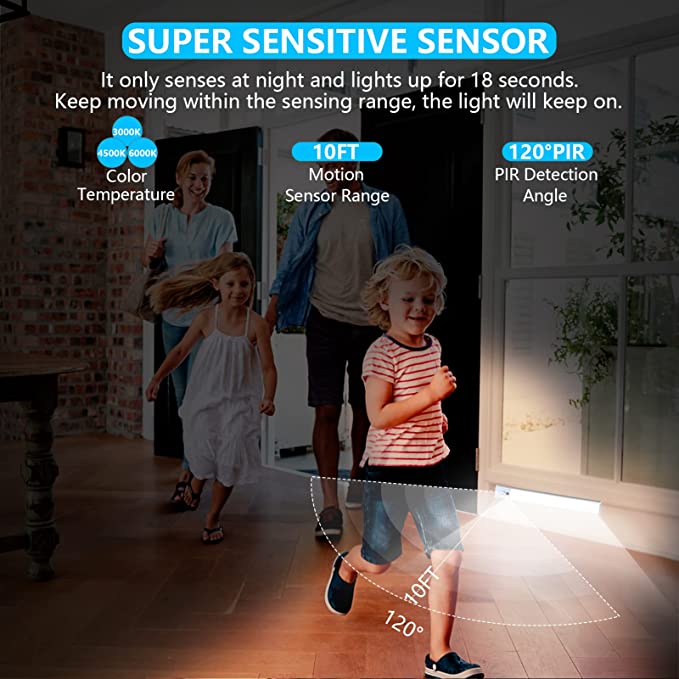 ✨LED Motion Sensor Night Light💡